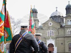 Бургас - освещаване на бойни знамена