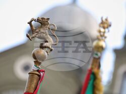 Бургас - освещаване на бойни знамена