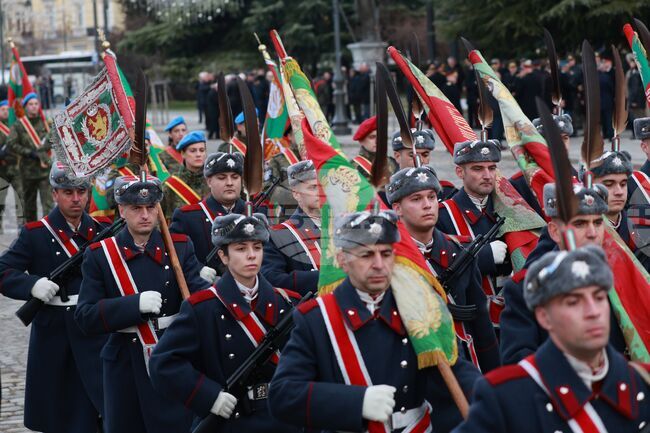 Водосвет на бойните знамена, флаговете и знамената-светини на Българската армия беше отслужен на Богоявление в София