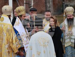 Богоявленски водосвет на бойните знамена