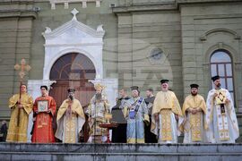 Бургас - освещаване на бойни знамена