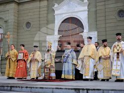 Бургас - освещаване на бойни знамена