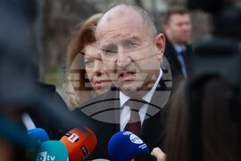 Водосвет на бойните знамена - Румен Радев - брифинг