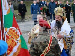 Богоявленски водосвет на бойните знамена