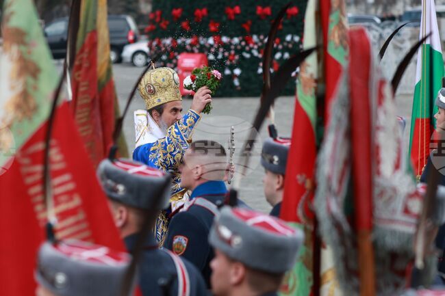 Annual Blessing Ceremony for Military Colours Held on Epiphany in Sofia