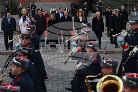Богоявленски водосвет на бойните знамена