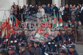Богоявленски водосвет на бойните знамена