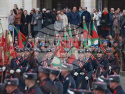 Богоявленски водосвет на бойните знамена