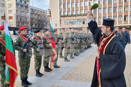 Хасково - бойни знамена - освещаване