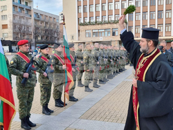 Хасково - бойни знамена - освещаване