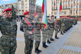 Хасково - бойни знамена - освещаване
