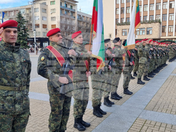 Хасково - бойни знамена - освещаване
