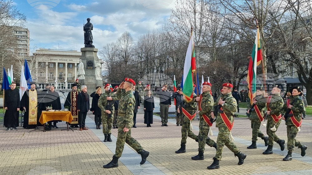 Хасково - бойни знамена - освещаване