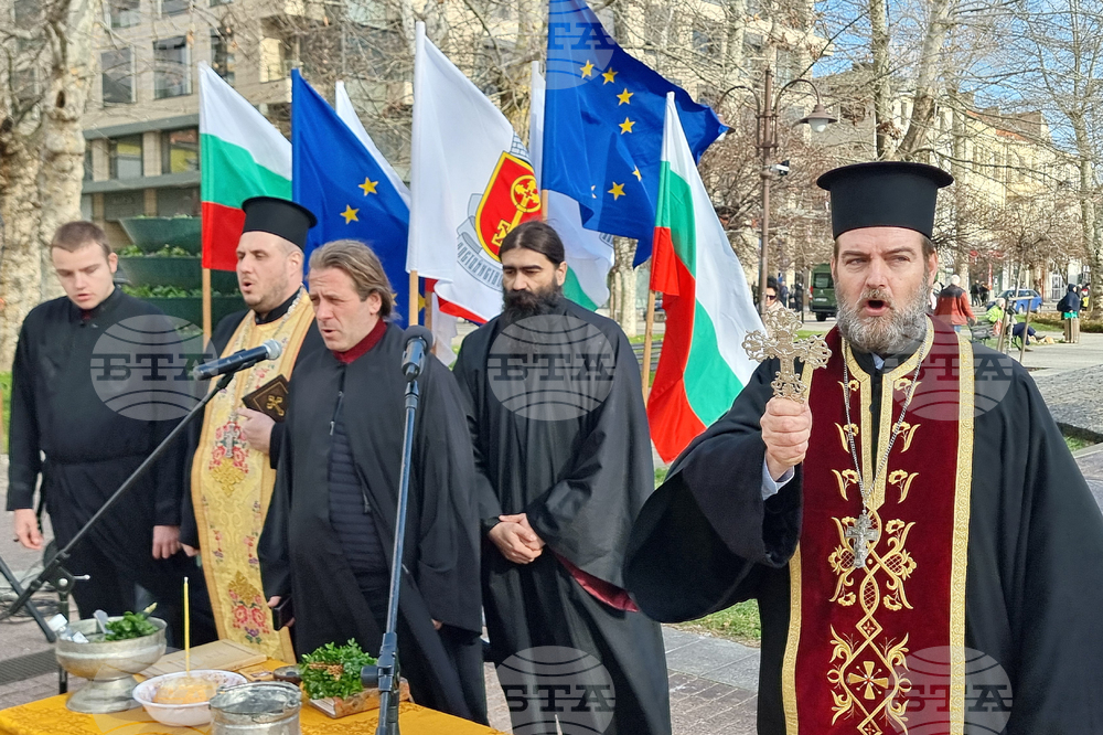 Хасково - бойни знамена - освещаване