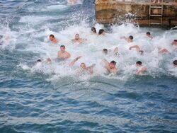 Бургас - Богоявление - спасяване на Светия кръст