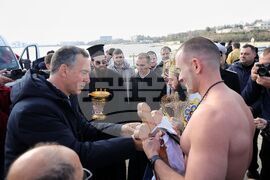 Бургас - Богоявление - спасяване на Светия кръст