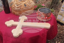 Стара Загора - ритуал водици - хвърляне на кръст в Мъглиж