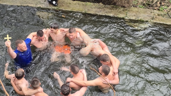 Богоявленски кръст беше хвърлен на четири места в Петрич