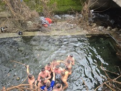 Петрич - ритуал по хвърляне на Богоявленския кръст