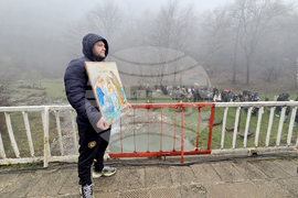 Враца - Йордановден - бойни знамена - освещаване