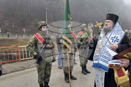 Враца - Йордановден - бойни знамена - освещаване