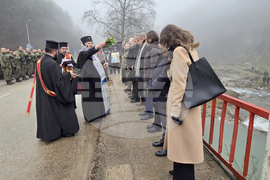 Враца - Йордановден - бойни знамена - освещаване