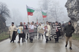Враца - Йордановден - бойни знамена - освещаване