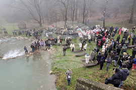 Враца - Йордановден - бойни знамена - освещаване