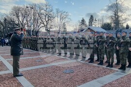 Шумен - освещаване на знамена на Българската армия