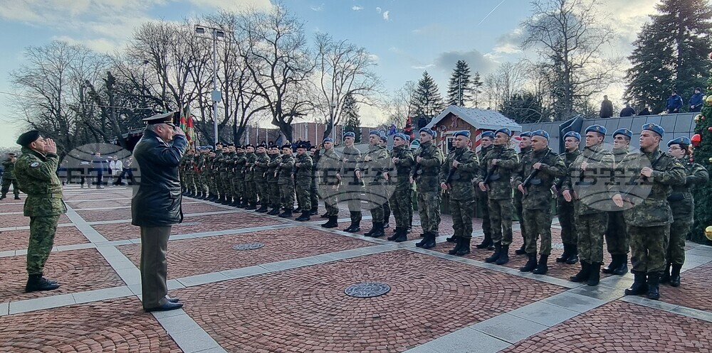 Шумен - освещаване на знамена на Българската армия
