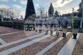 Шумен - освещаване на знамена на Българската армия