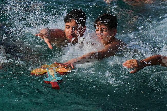 APTOPIX Cyprus Epiphany