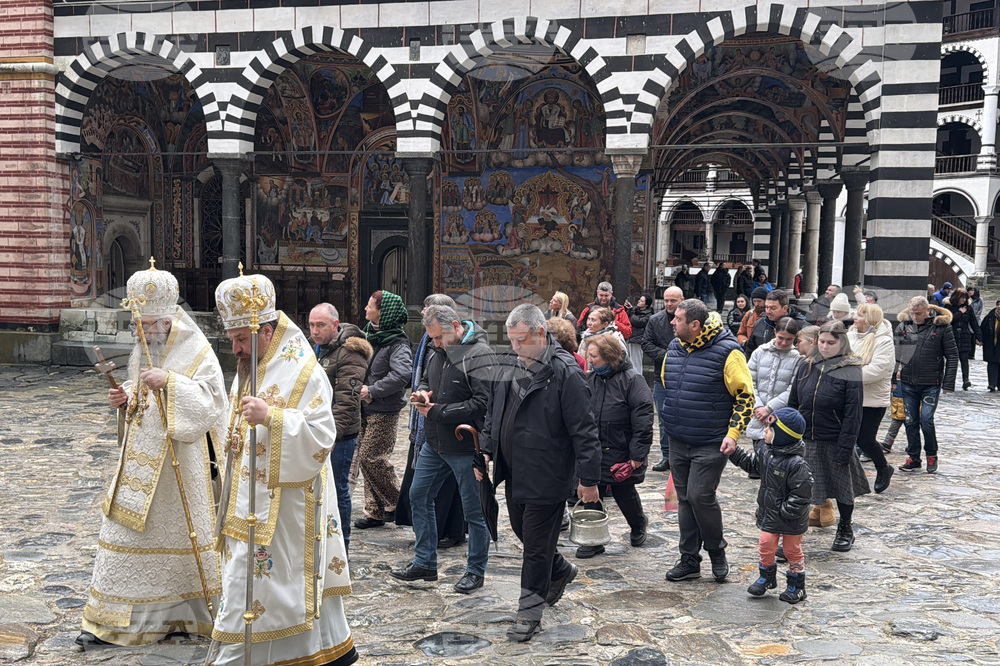 Рилски манастир - Богоявление - ритуал