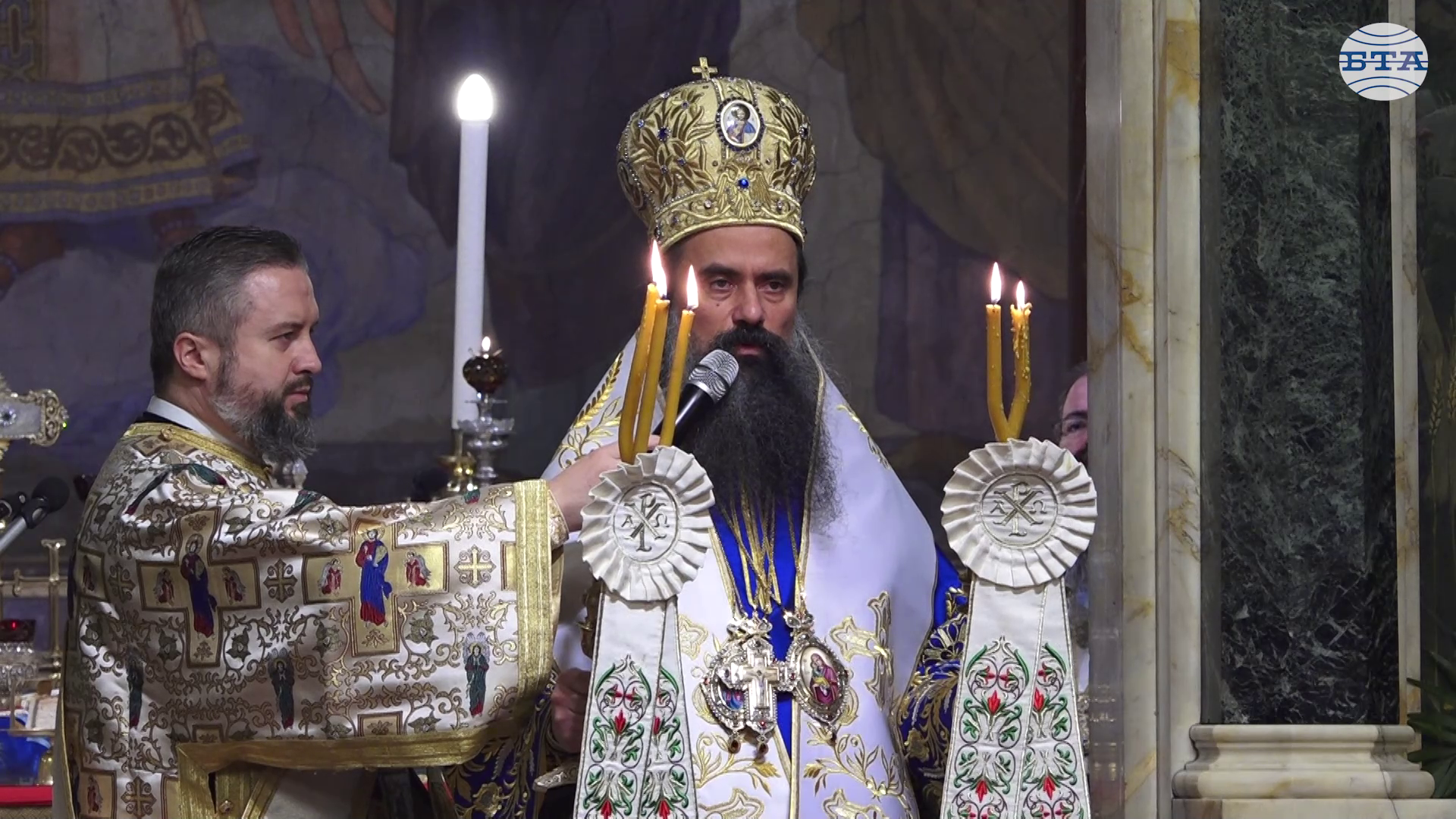 Българският патриарх и Софийски митрополит Даниил отслужи тържествена света литургия по повод Богоявление в патриаршеската катедрала „Св. Александър Невски"