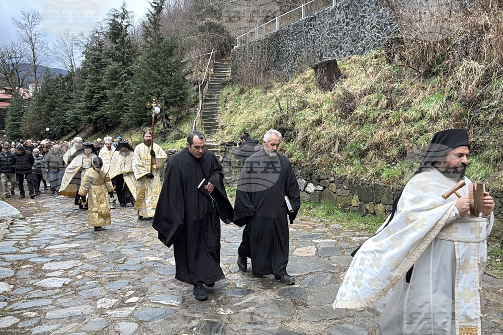 Рилски манастир - Богоявление - ритуал