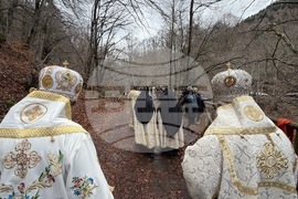 Рилски манастир - Богоявление - ритуал