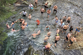 Рилски манастир - Богоявление - ритуал