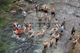 Рилски манастир - Богоявление - ритуал