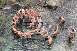 Рилски манастир - Богоявление - ритуал