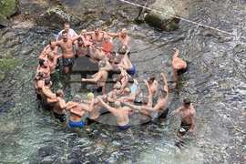 Рилски манастир - Богоявление - ритуал