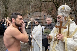 Рилски манастир - Богоявление - ритуал