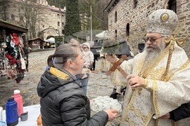 Рилски манастир - Богоявление - ритуал