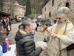 Рилски манастир - Богоявление - ритуал