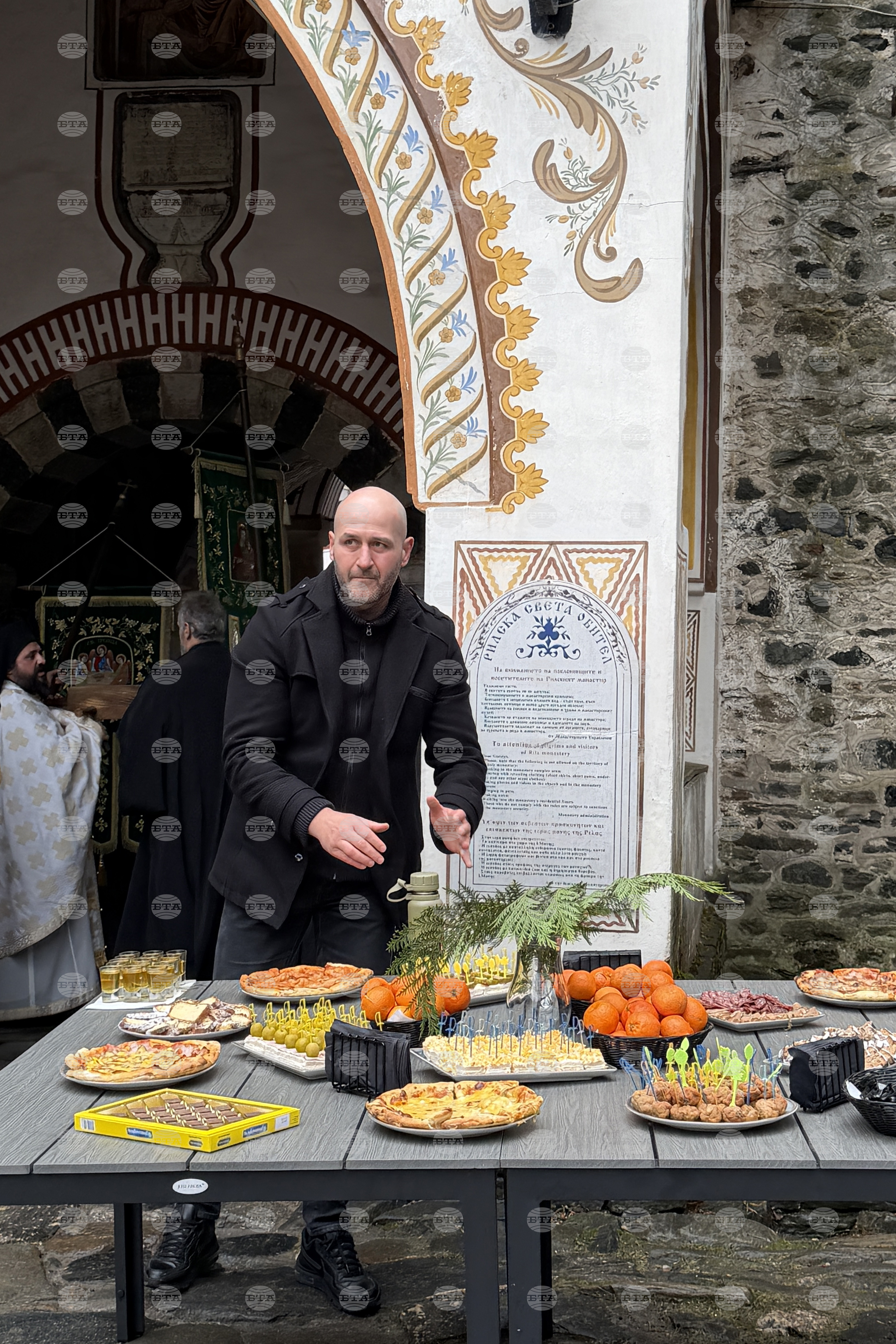 Рилски манастир - Богоявление - ритуал