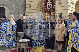 Пловдив - Велик Богоявленски водосвет - изваждане на кръст