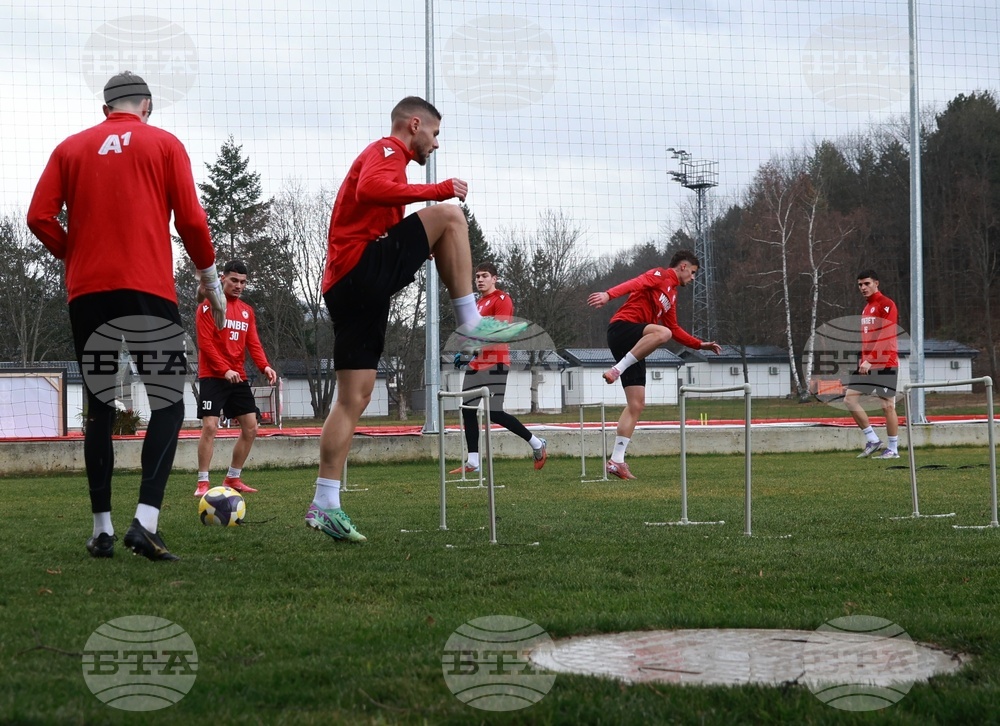 ЦСКА - първа тренировка