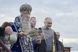 Пловдив - Велик Богоявленски водосвет - изваждане на кръст