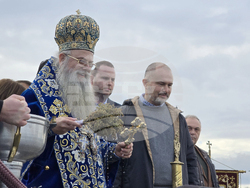 Пловдив - Велик Богоявленски водосвет - изваждане на кръст
