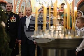 Russia Orthodox Christmas Putin