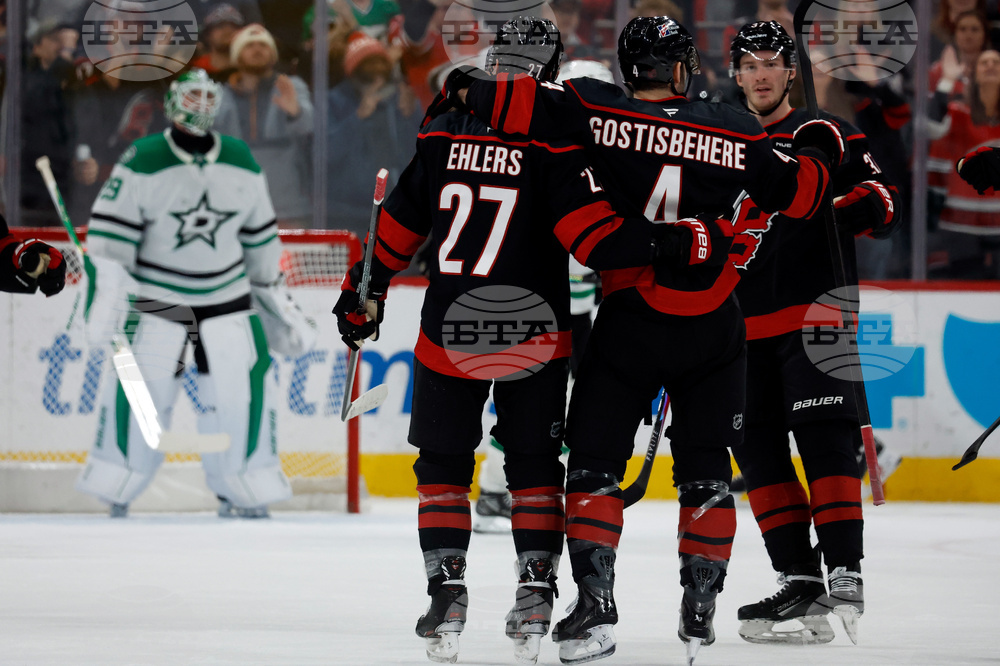 Stars Hurricanes Hockey